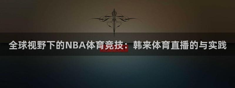 全球视野下的NBA体育竞技：韩来体育直播的与实践